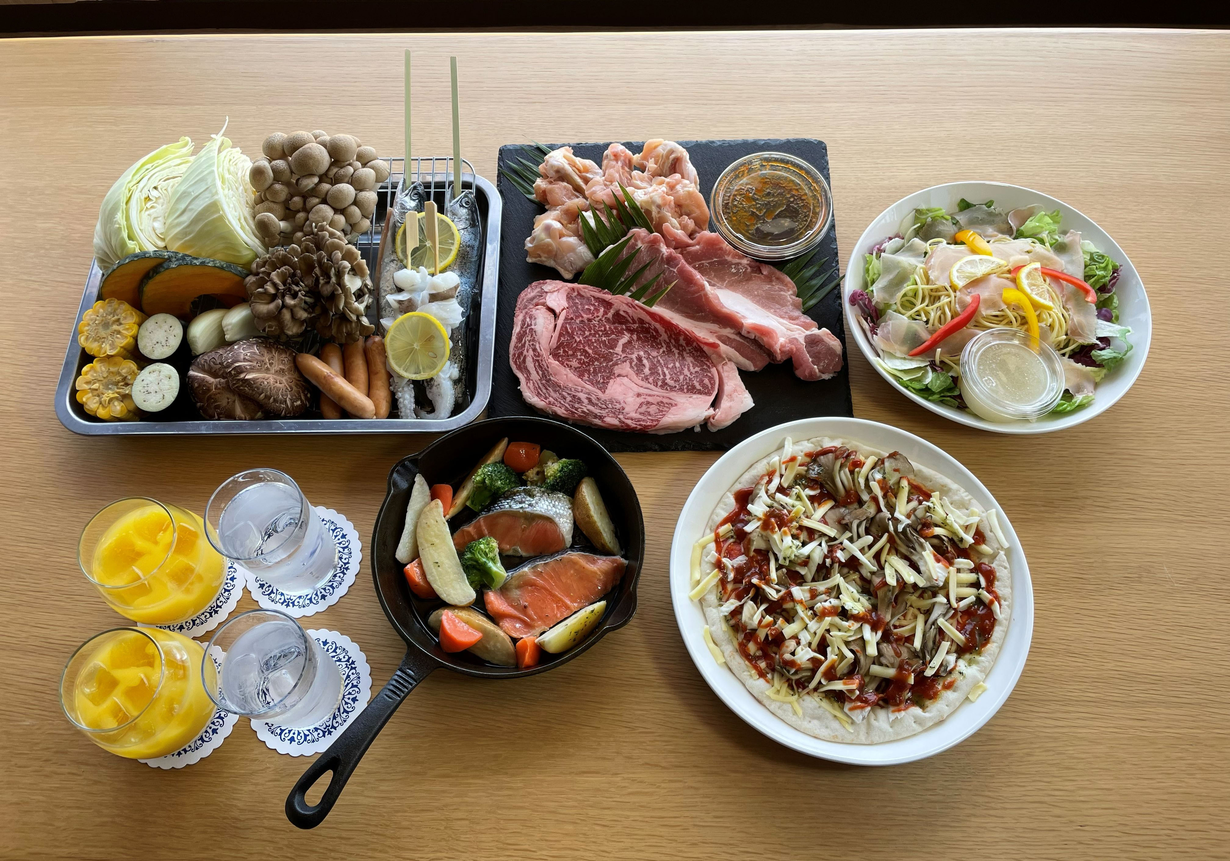 グランピングBBQ